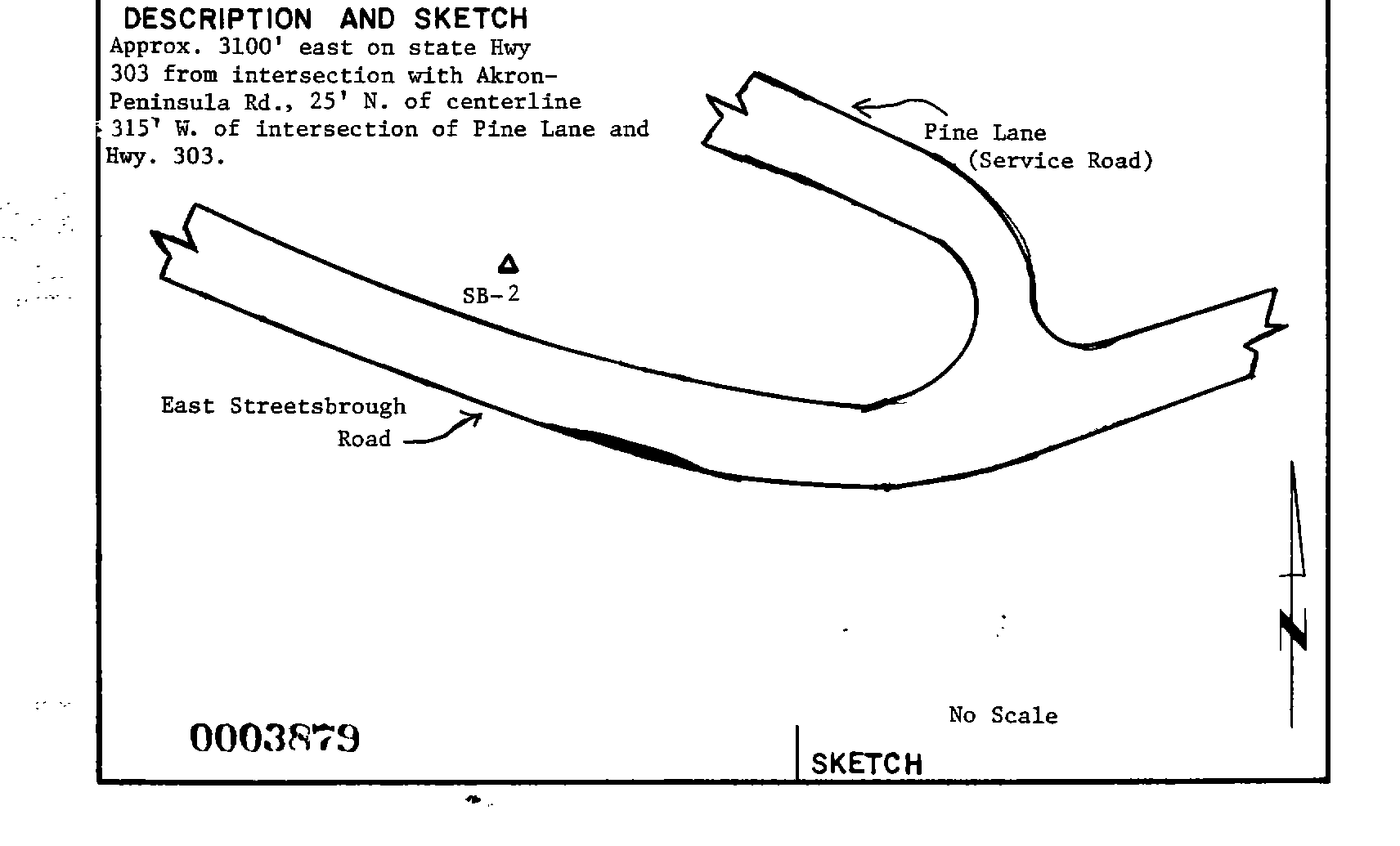 00003879 Survey Monumentation Sketch