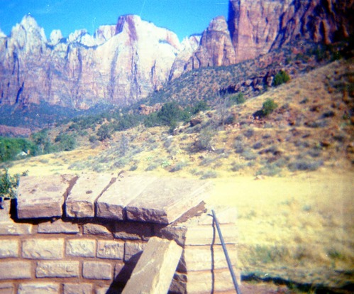 Color photos of trailside exhibits.
