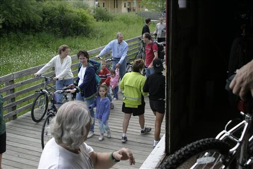 Cuyahoga Valley Scenic Railroad, Loading and Unloading Bikes From Train