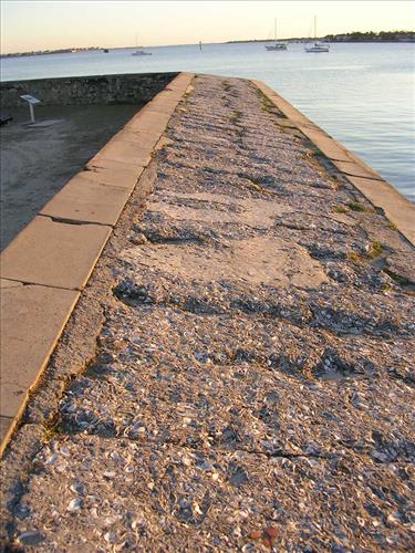 Water battery at Castillo de San Marcos National Monument in January 2008