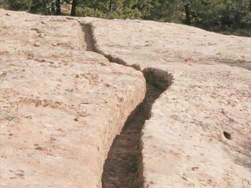 Erosion control mechanisms above cliff dwellings following the Long Mesa fire, Mesa Verde National Park