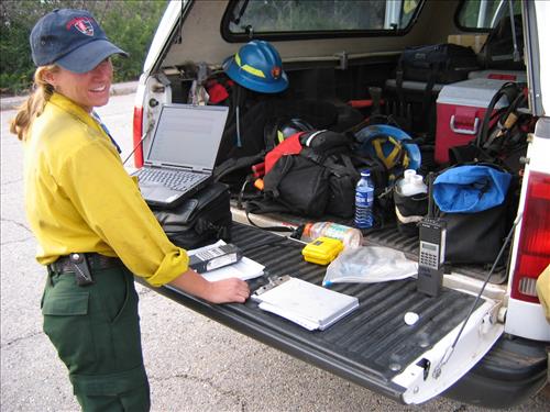 Cape Final prescribed burn on July 30, 2005
