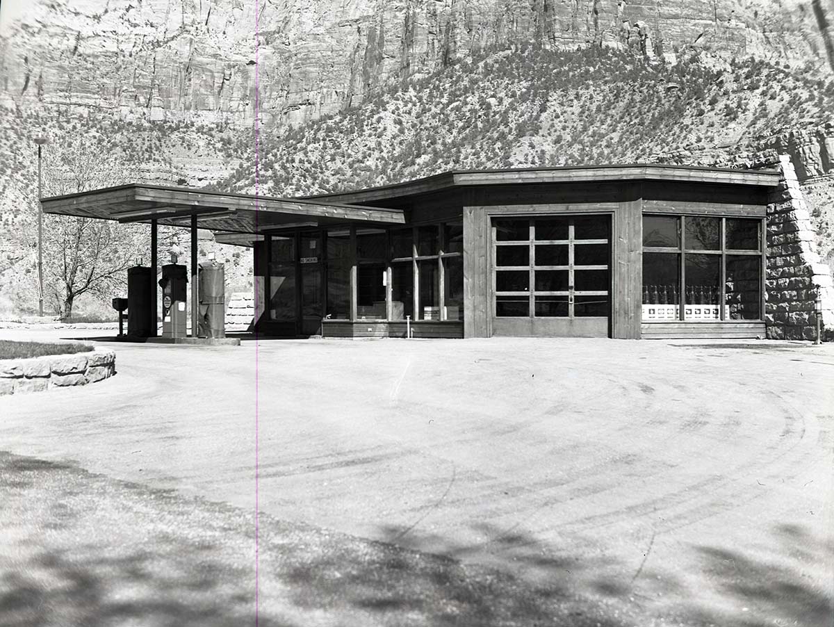 Standard Stations, Inc. service station located at the South Campground in Zion National Park.
