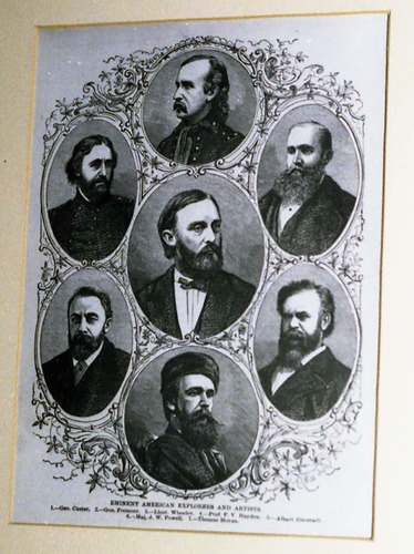 Color Photos of a temporary art exhibit.