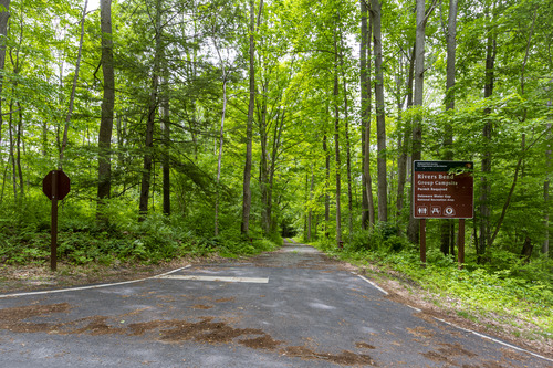 The Rivers Bend road entrance and signage