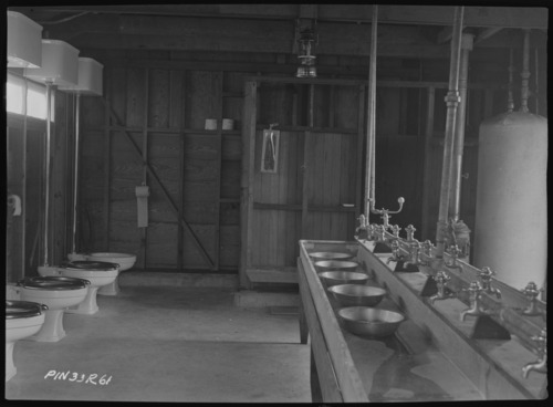 Building 14, Men's Comfort Station Interior