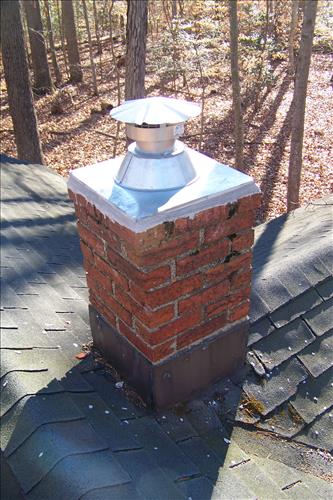 stabilization of Historic Stone and Brick Chimneys in Cabin Camp 1 at Prince William Forest Park in September 2012