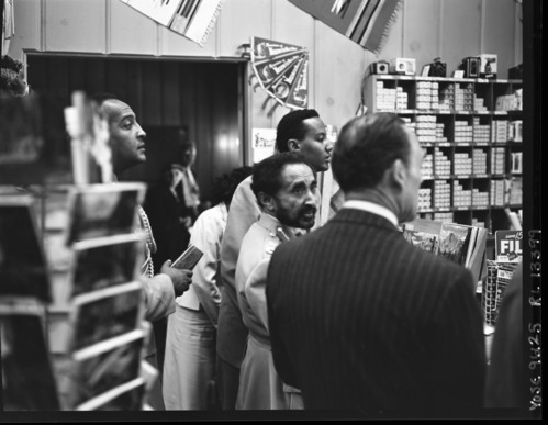 Haile Selassie in the gift shop.