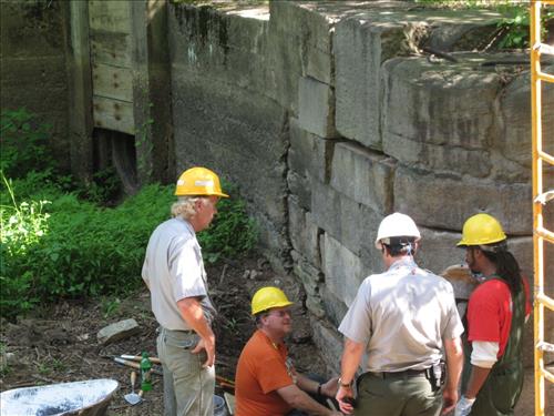 74900 Lock Masonry Work, Chesapeake and Ohio Canal National Historical Park, June 2010