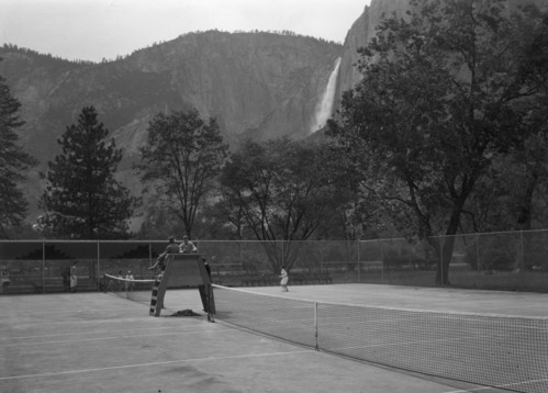 Ahwahnee Tennis Courts.