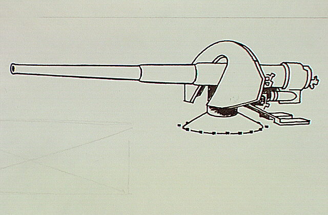 Rapid-fire gun: one of the weapons used in the outer defense system of New York Harbor. The rapid-fire gun was used to protect against high-speed vessels.