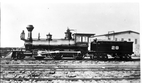 Cleveland, Tuscarawas Valley & Wheeling no. 28 [2-6-0] T. W. Ranson