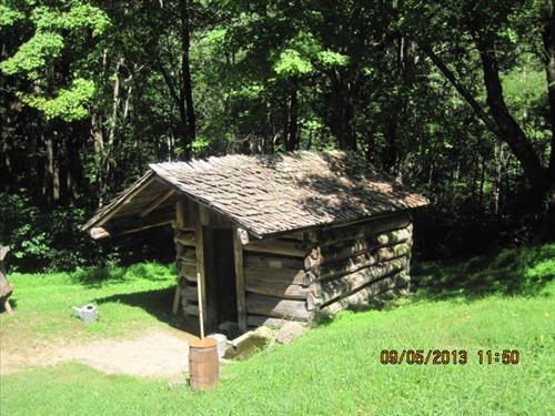 Johnson Farm structures, Blue Ridge Parkway, MP 85.2, September 2013