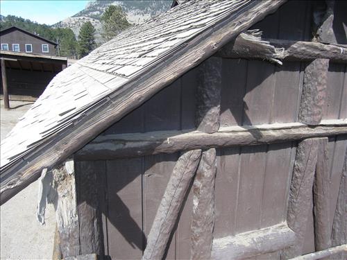 Floor of Historic Trails Barn at Rocky Mountain National Park in March 2009