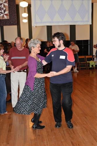 Contra dancers at Cuyahoga Valley National Park