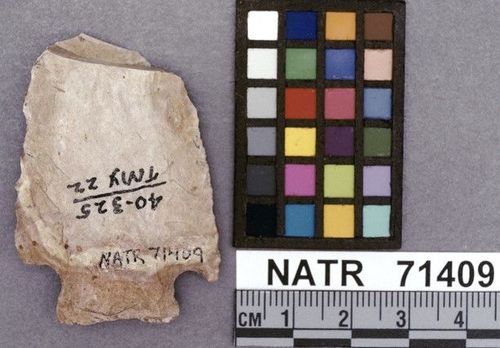 NATR   71409 -- Terminal Archaic Barbed Cluster projectile point