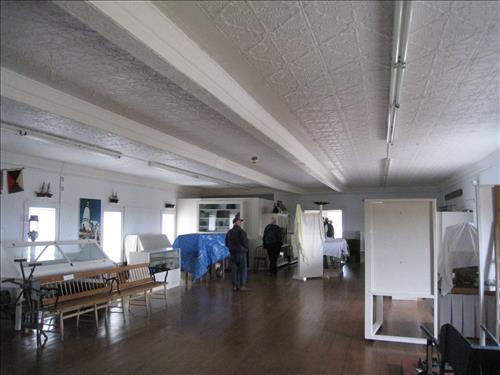 amphitheaters, flagpoles and signs