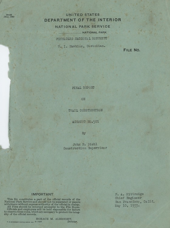 Trail Construction Report