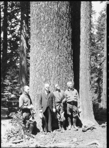 L-R: Supt. Thomson, Mr. Williams, Mr. Bochem & Ranger Chas. Adair.