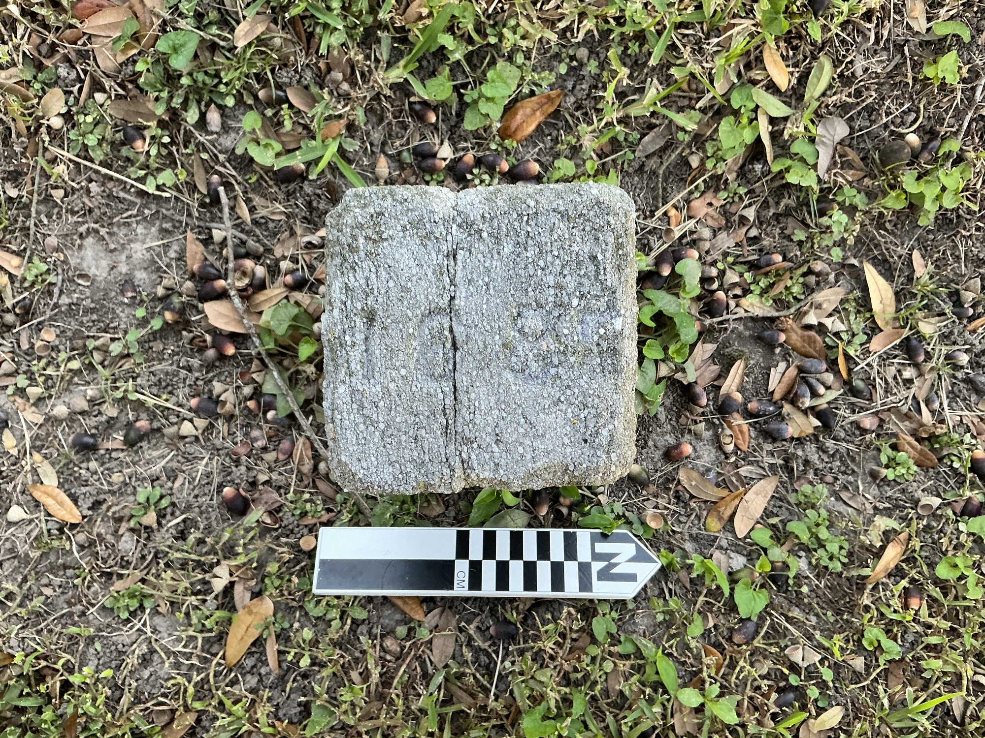 Extra image of flat marble marker