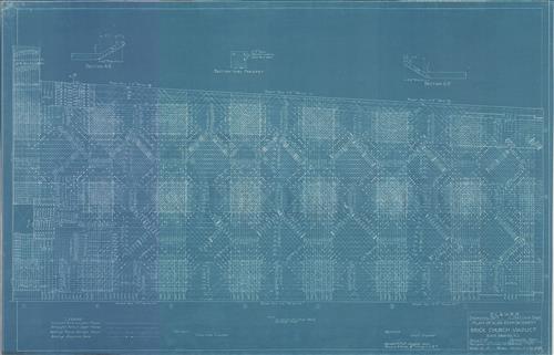 20352.BL-(GROUP 3) East Orange, NJ--Brick Church Viaduct and Station [1921-1922]