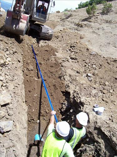 Construction of Replacement Waterline at Morefield Campground