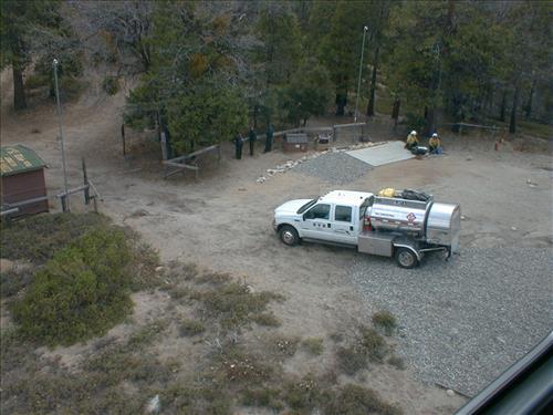 Aerial fusee ignition device used to ignite Lewis Creek prescribed burn, Sequoia and Kings Canyon National Parks, March 2005