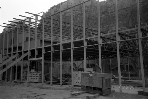 Construction of headquarters addition.