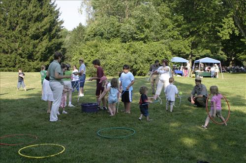 Music in the Meadow pre-concert activities at Cuyahoga Valley National Park