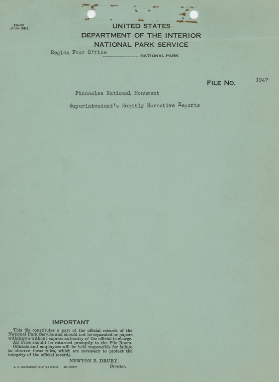 Superintendent's Narrative Report