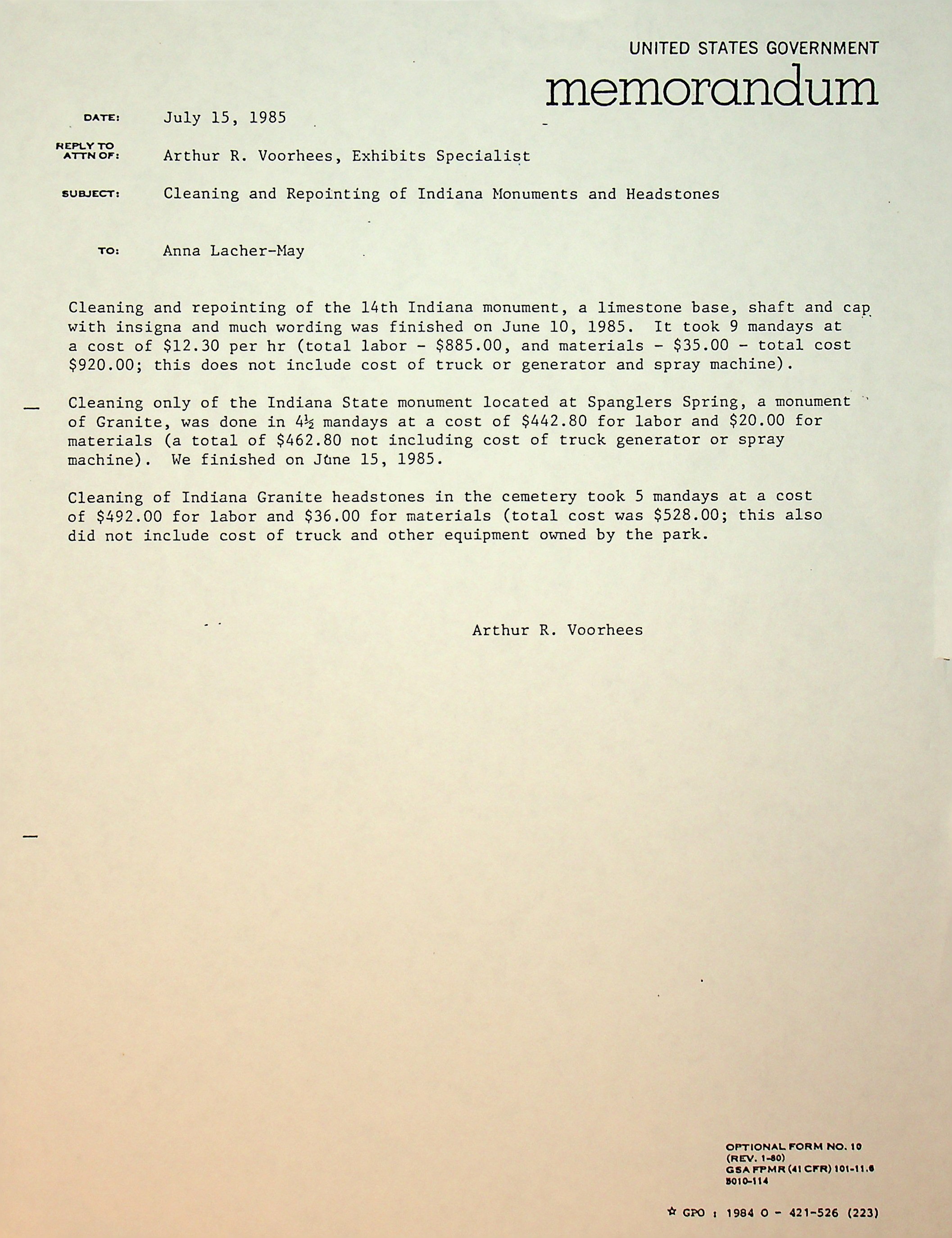 Typed Document