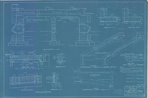 20454.BL-Painted Post, NY--Crossing Elimination of Painted Post-Campbell State Highway no. 5211 [1930]