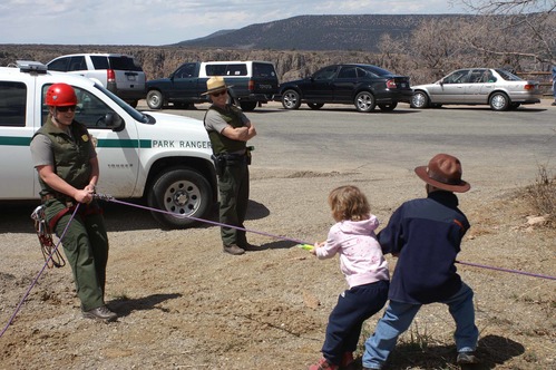 Thematic Websites photos for NPWeek 2010 BLCA testing rope
