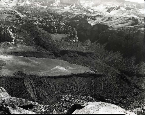 Private lands at Langston Mountain and Lee Valley, aerial view for land appraisal purposes.