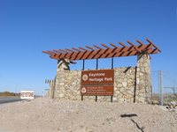 A sign with the text 