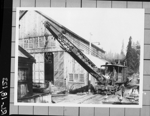Copy Neg: 1983, J. Ernest. S. P. L. Co. (Sugar Pine Lumber Co.). From the negative file of Al Rose.