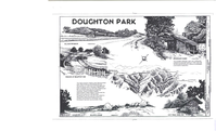 Drawing shows Doughton Park and notable features in the area