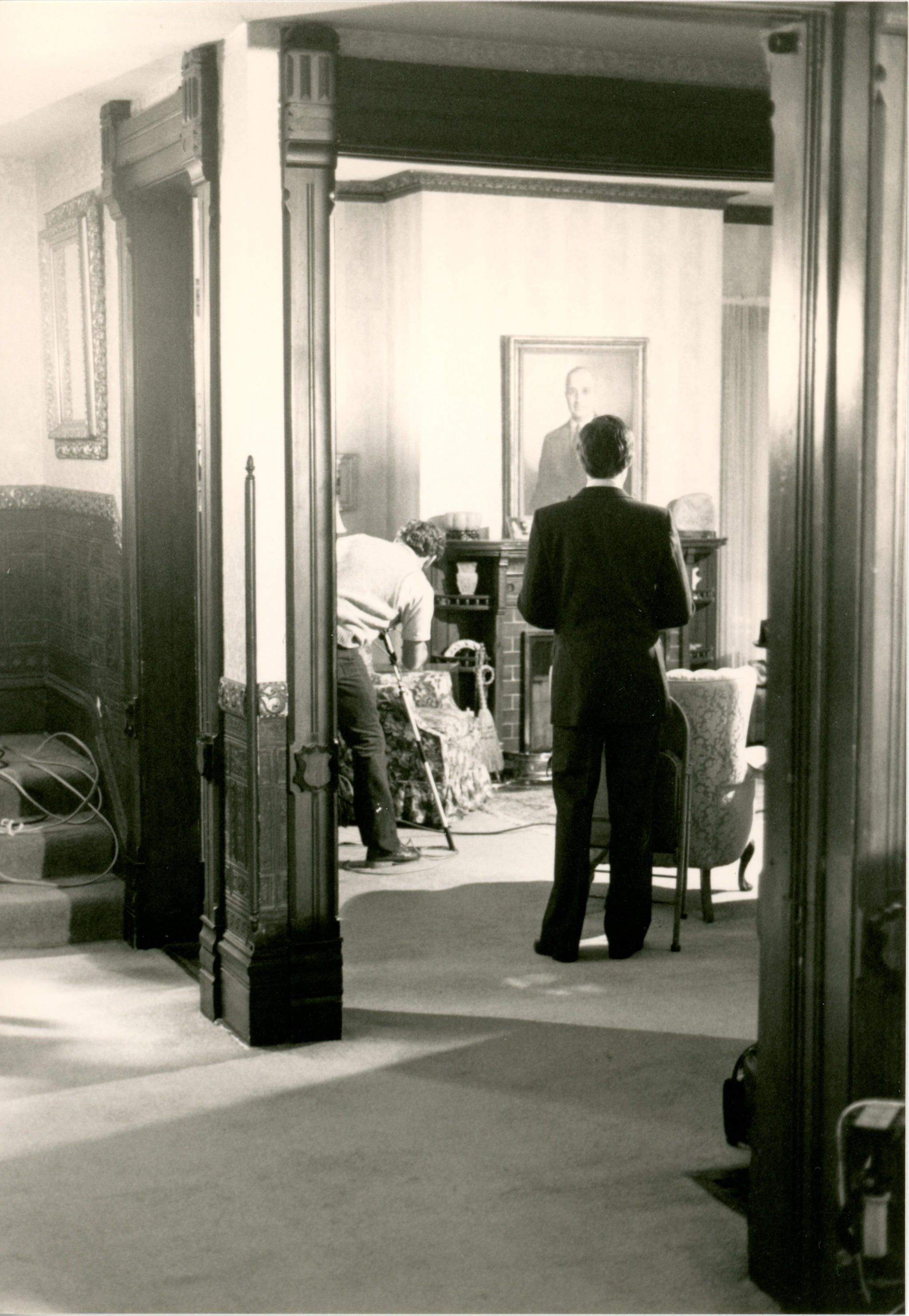 Today show crew work and prep living room