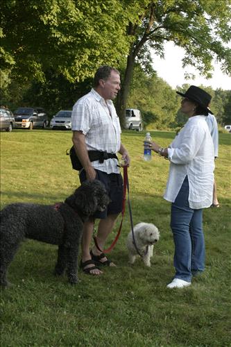 Music in the Meadow concert attendees and their dogs at Cuyahoga Valley National Park