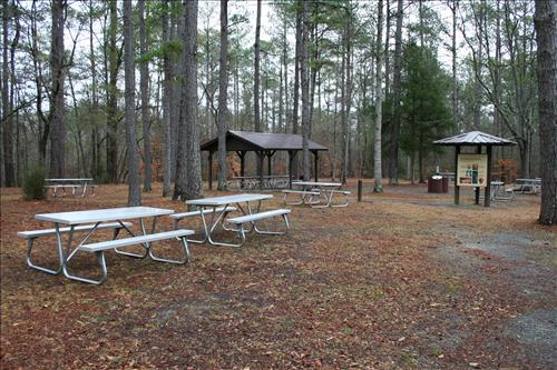 Visitor Center Picnic Area of Horseshoe Bend NMP in 2007