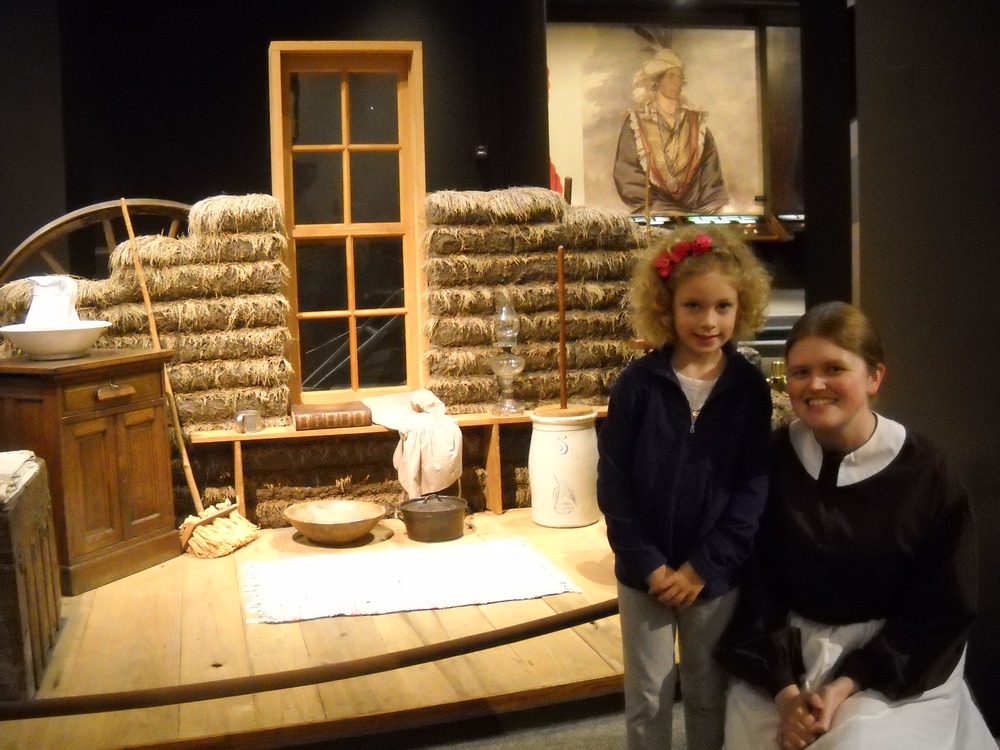 Night at the Museum 2011 Child, Sod House, Costumed Interpretor