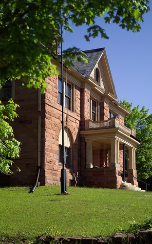 From the general office building of the Quincy Mining Company, managers oversaw one of the more successful copper mines on the Keweenaw Peninsula. This building is now owned by the National Park Service.