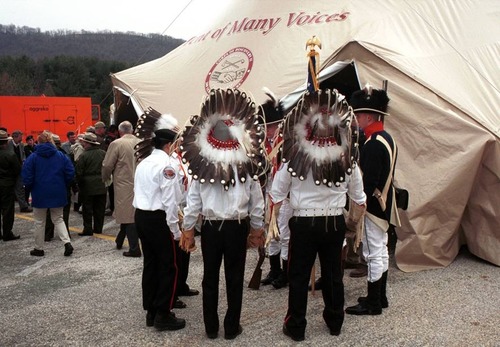Members of the Blackfeet Nation at Corps of Discovery II.