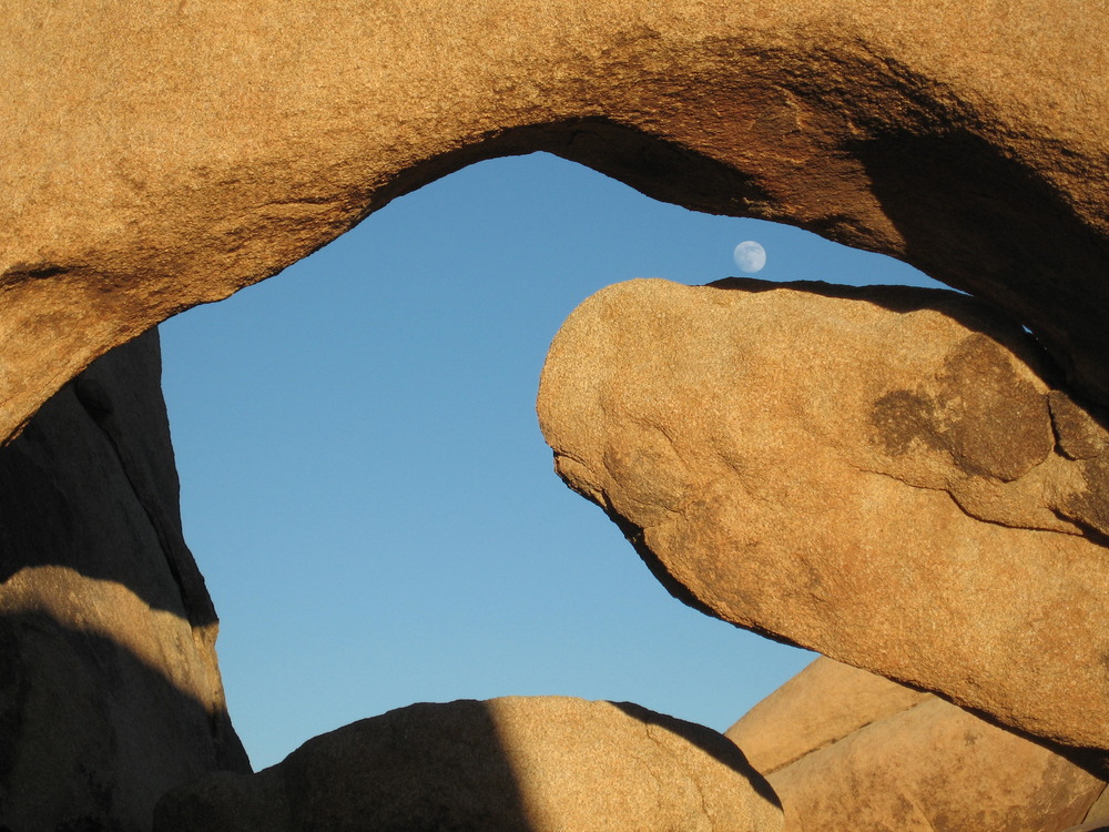 Moon & Arch Rock