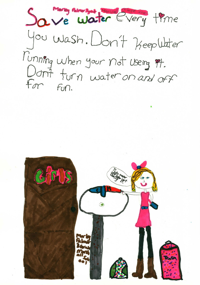 Our low flow sinks help to save water.