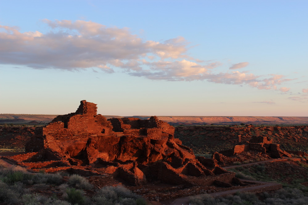 Wupatki Pueblo at Sunrise