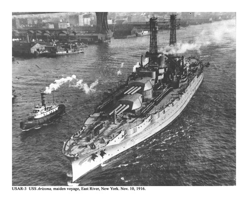 USS Arizona, 1916