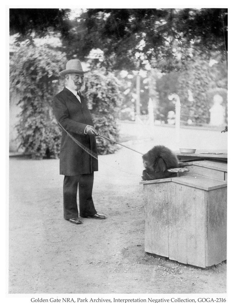 Adolph Sutro in the Gardens
