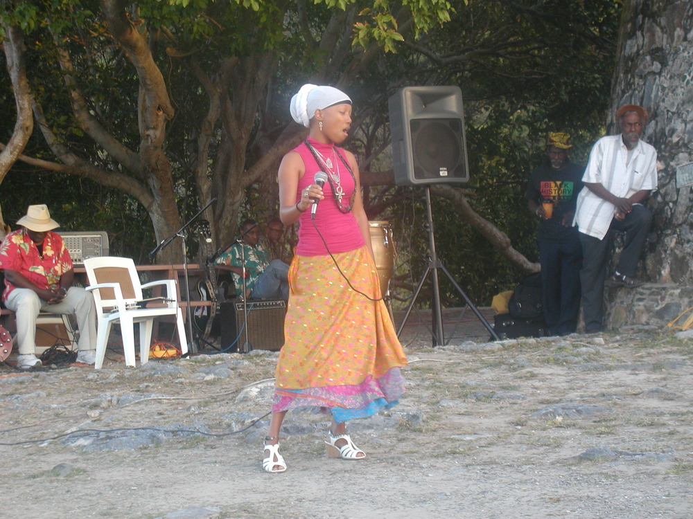 Singing at 2012 Folk Festival