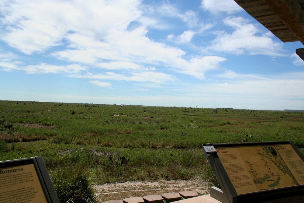 Interpretive waysides overlooking the battlefield.